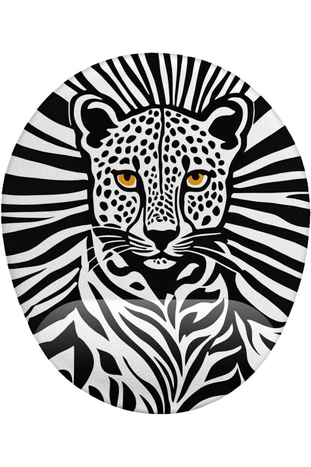 Livastore Leopar Desenli Bilek Destekli Mouse Pad 2026 1282480