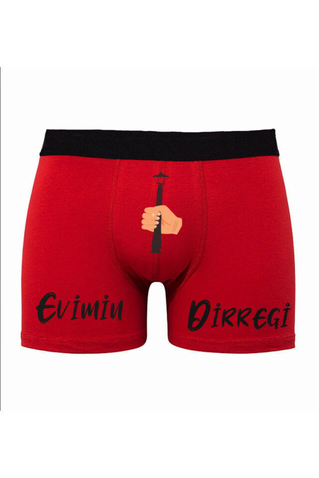 Evimin Direği Tasarımlı Eğlenceli Erkek Man Boxer